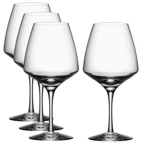 Orrefors Pulse red wine glass 46 cl 4 pcs clear