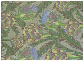 Ekelund Autumn artichoke placemat (eco-tex) 35x48 cm green, multicolored