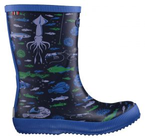 Viking Footwear Unisex Kids rubber boots Classic Indie Atlantic navy blue, multicolored