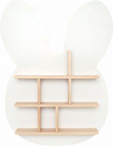 Jabadabado shelf rabbit white height 46 cm width 60 cm