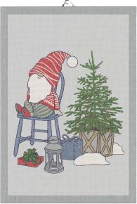 Ekeklund Christmas & Winter Pixy Dad tea towel (oeko-tex) 35x50 cm multicolored