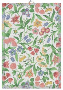 Ekelund Springtime tea towel (eco-tex) 35x50 cm multicolored, white