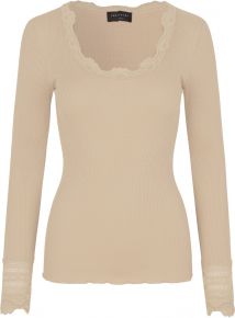 Rosemunde Copenhagen Ladies T-shirt silk wide top / long sleeve Benita