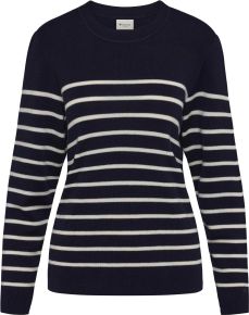 REDGREEN Ladies sweater crew neck striped navy Kirsty