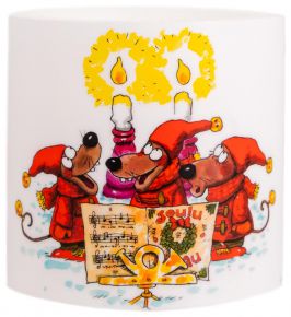 Muurla Mauri Kunnas Christmas carols candle height 8 cm
