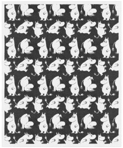 Ekelund joy cotton blanket (eco-tex) 140x170 cm black, white