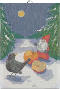 Ekeklund Christmas & Winter Winter Apple tea towel (oeko-tex) 35x50 cm multicolored