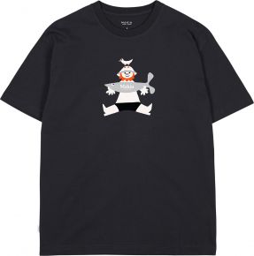 Makia Clothing Men T-shirt with print Angler Hjalmar black