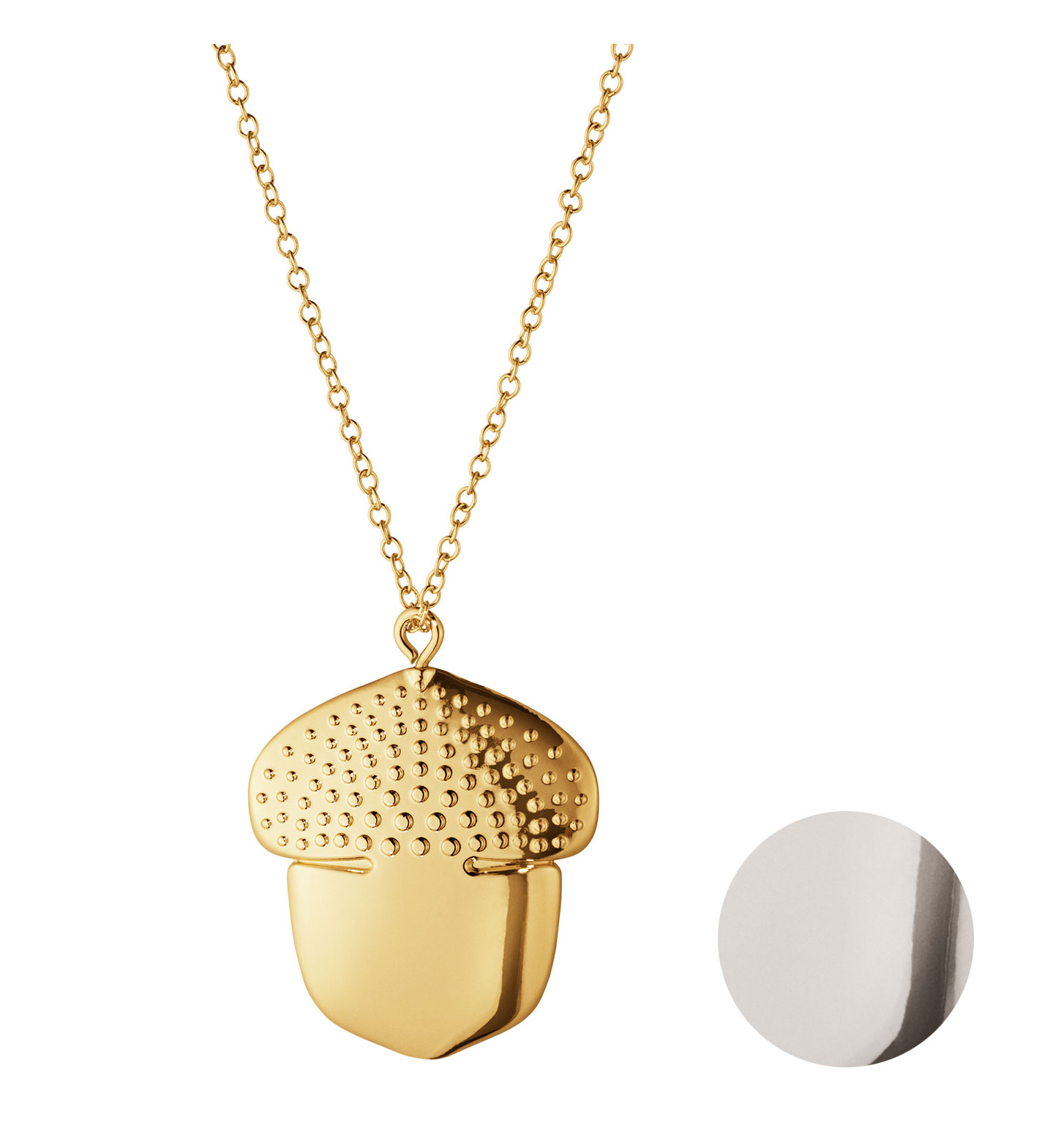 Georg Jensen Christmas 2018 Tree Ornament W Chain Acorn Georg Jensen Christmas 2018 Tree Ornament W Chain Acorn