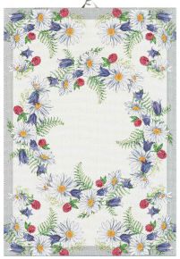 Ekelund Sweden Floral Wreath tea towel (oeko-tex) 35x50 cm