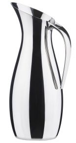 Zone Denmark Rocks jug with strainer 1.7 l stainless steel