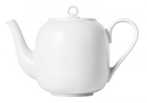 Lyngby Porcelæn Rhombe teapot 1.9 l white