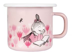 Muurla Moomins day in the garden girl cup / mug enamel 0.25 l