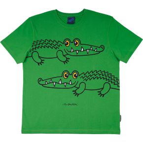 Bo Bendixen Unisex T-Shirt green, black Crocodile