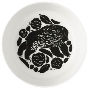Marimekko Karhuemo (mother bear) Oiva bowl 0.4 l cream, black-green