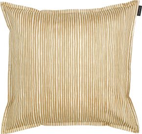 Marimekko Varvunraita (twig stripe) cushion cover (sateen / eco-tex) 40x40 cm cotton, gold