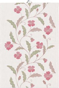 Ekeklund Summer Wind Poppy tea towel (oeko-tex) 35x50 cm pink red, green, white