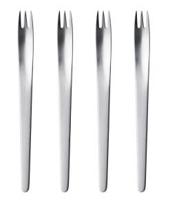 Georg Jensen Arne Jacobsen pastry fork 4 pcs mat