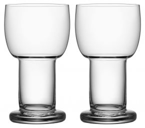 Kosta Boda Picnic goblet 32 cl 2 pcs clear