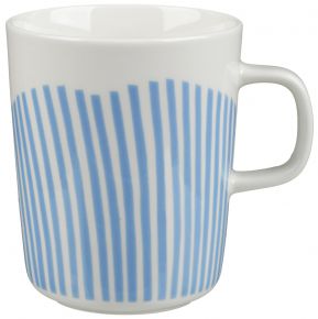 Marimekko Uimari (swimmer) Oiva mug 0.25 l cream, light blue