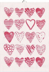 Ekelund Special Occasions heart tea towel (oeko-tex) 35x50 cm