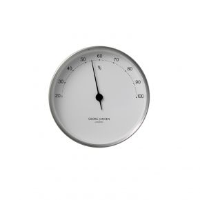 Georg Jensen Henning Koppel hygrometer Ø 10 cm steel white