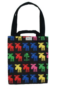 Nordiska Mia L. Moose black multicolor bag