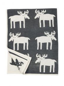 Klippan Moose chenille blanket 140x180 cm