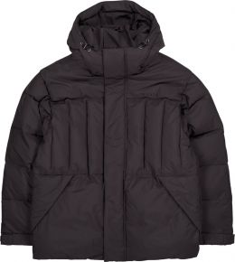 Makia Clothing Men puffer Jacket with Hoodie Grant
