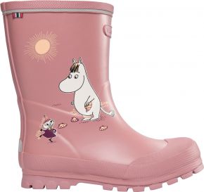 Viking Footwear Unisex Kids Rubber Boots Moomins Snorkmaiden & Little My pink Jolly