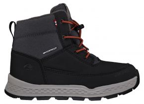 Viking Footwear Unisex kids ankle boots with laces waterproof / colored sole Sjur