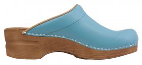 Sanita Ladies Clogs PU wooden look open Sandra