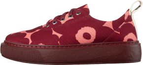 Marimekko Ladies sneaker Unikko Mini Niittyheinikossa dark red, red