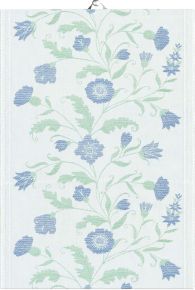 Ekeklund Summer Blue Flower tea towel (oeko-tex) 35x50 cm