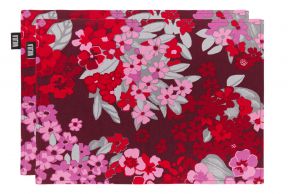 Vallila Esther placemat 32x42 cm red, pink 2 pcs