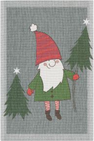 Ekelund Christmas & Winter Tomte tea towel (oeko-tex) 40x60 cm multicolored, red