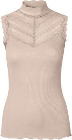 Rosemunde Copenhagen Ladies Top Silk Wide Lace with collar 4507