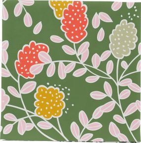 Klippan Berries paper napkins 33x33 cm 20 pcs green, pink, yellow, red