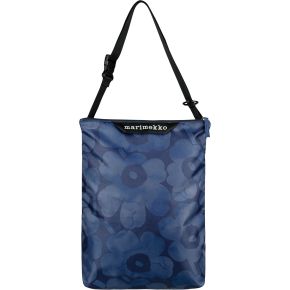 Marimekko Unikko Neat Crossbody shoulder bag 40x29x10 cm blue, dark blue