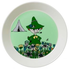 Moomin by Arabia Moomins Snufkin plate Ø 19 cm green