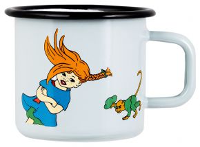 Muurla Pippi Longstocking the strongest girl in the forest mug enamel 0.37 l