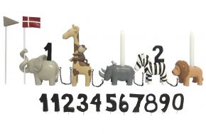 Kids by Friis birthday train safari  with 11 numbers