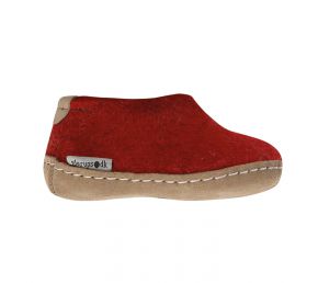 Glerups Model AK baby felted shoe leather sole