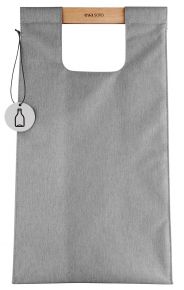 Eva Solo garbage collection bag 28 l grey with wooden handle