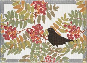 Ekelund Autumn Blackbird placemat