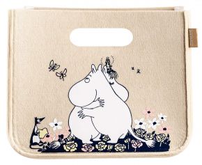 Muurla Moomins hug recycled PET storage basket 26x26x21 cm