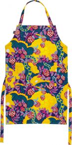 Vallila Jemma apron (eco-tex) blue, pink, red, yellow