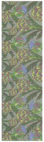 Ekelund Autumn artichoke table runner (oeko-tex) 35x120 cm green, multicolored