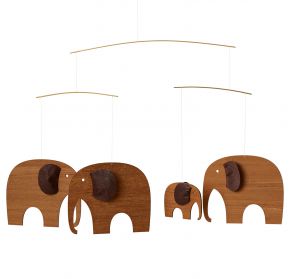 Flensted Mobiles Elephant Party teak