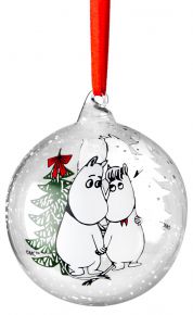 Muurla Moomin Winter Magic Moomin troll / Snorkmaiden Christmas tree bauble